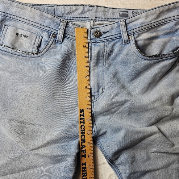 G-Star Raw Denim Jeans Light Wash Revend Super Slim Size 34 Men’s - Picture 6 of 16